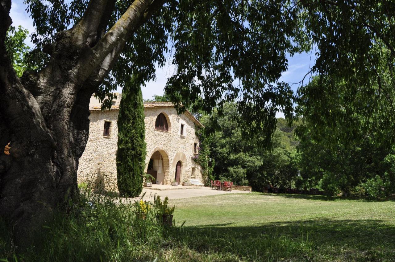 Mas Pages Hostel Sant Esteve De Guialbes Buitenkant foto